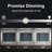 Led Classy Vanity Mirror With Focused Backplane,High Lumen,Dimmable Touch,Wall Switch Control