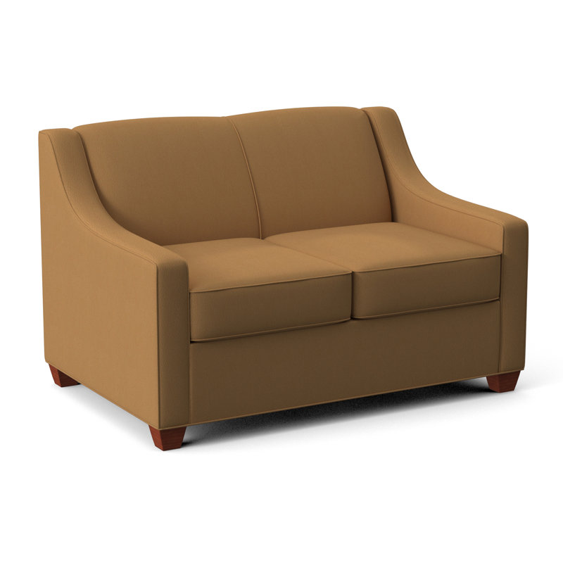 Phillips 52" Square Arm Sofa Bed with Reversible Cushions, BM Cherry, Dillon Luggage