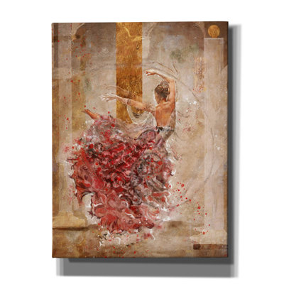 «Temple Dancer No. 1» par Marta Wiley, art mural sur toile