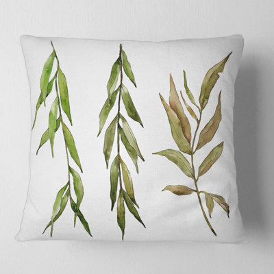 Floral Throw Pillow