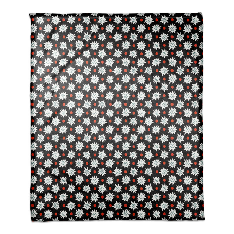 Hand Woven Throw Blanket, Black
