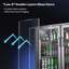 Coolski Beverage Refrigerator With 3 Doors, Commercial Back Bar Cooler For Beer Soda Wine, Counter Height Undercounter Display Fridge For Bar/home, Stainless Steel/led Lighting/etl Nsf Approved