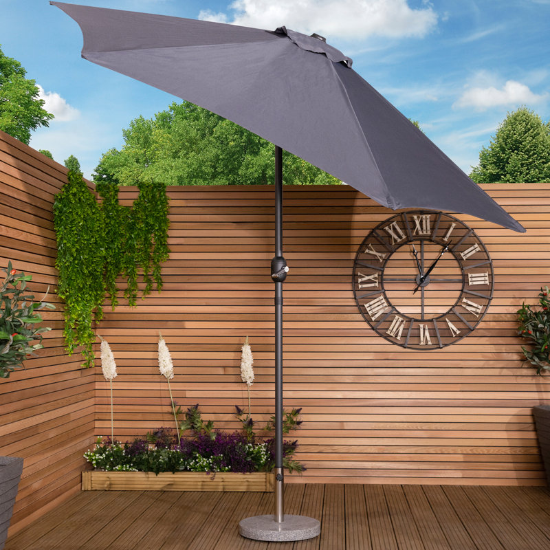 270cm Market Parasol, Grey