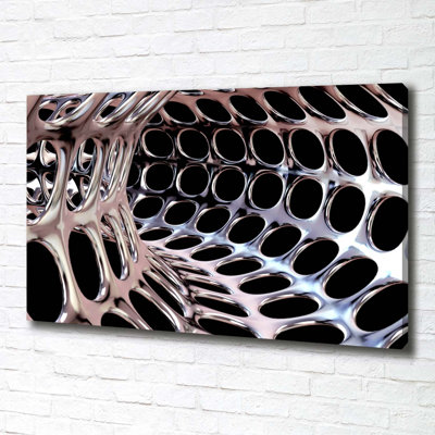 Metal Tunnel - Wrapped Canvas Print