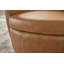 Fauteuil demi-tonneau pivotant en cuir véritable italien Crandell (ensemble de 2)-107150435
