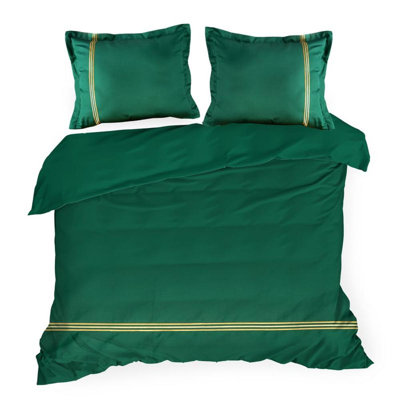 Gauti Cotton Solid Colour Duvet Cover Set with Pillowcases