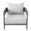 Chaise de patio avec coussins Claudia
