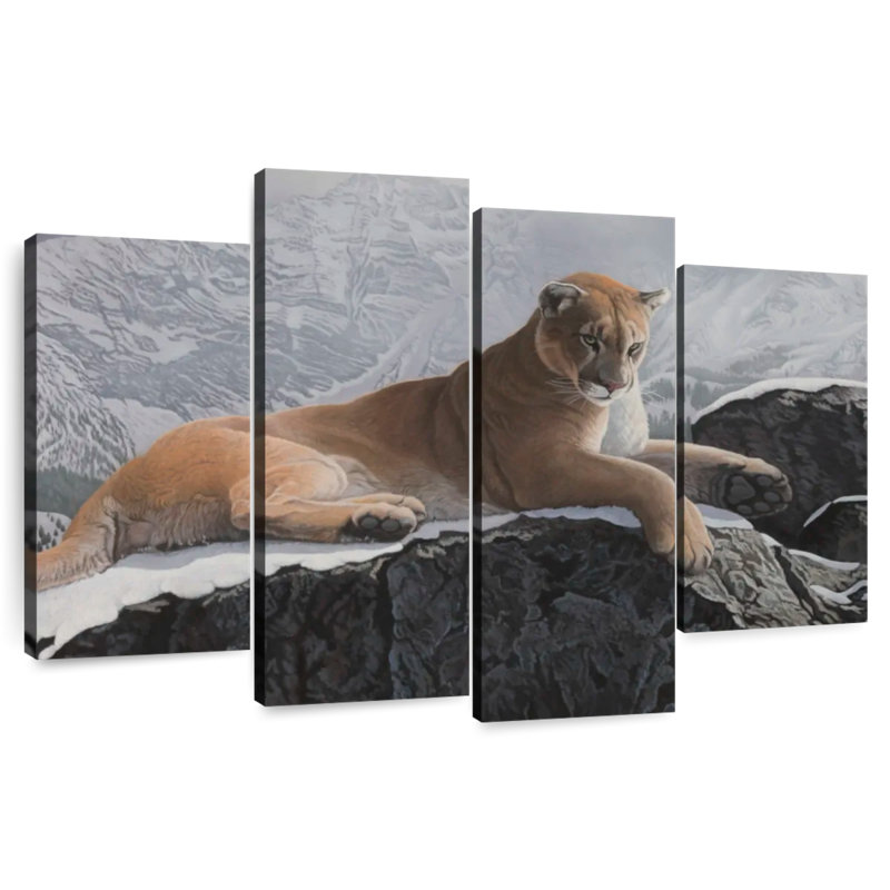 Brampt Alpine Hunter, 54" H x 84" W