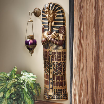 King Tut Sarcophagus Wall Sculpture