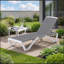 Chaise longue d'extérieur avec méridienne de patio-183503563