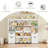55.1"W Toy Storage Organizer With 4 Drawers & 8 Bins-124444651