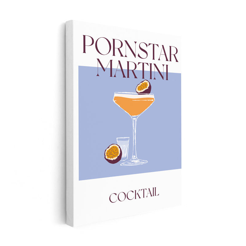 Star du café Martini, Unframed, Canvas, 16"H x 20"W