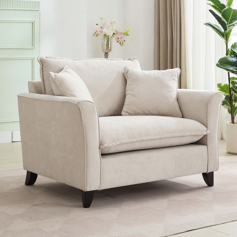 Fauteuil surdimensionné en chenille 46,9 po