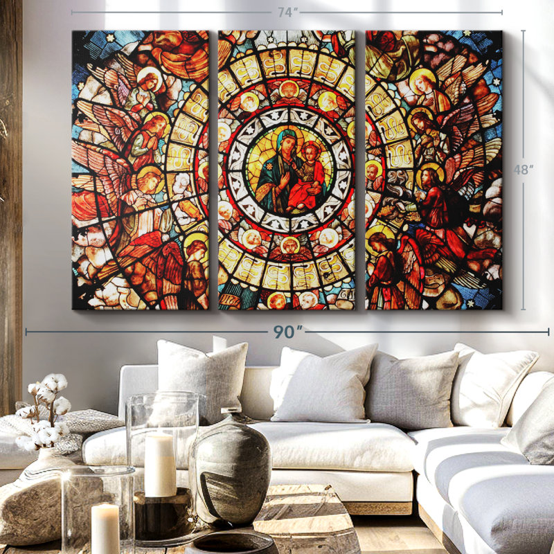 «Church Window» sur, H 48 po x l 74 po x P 1,25 po