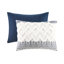 Housse de couette 3 pièces, coton avec capitonnage en chenille, touche délicate, motif, atmosphère lavable à la machine, imprimé-120218535-120218538