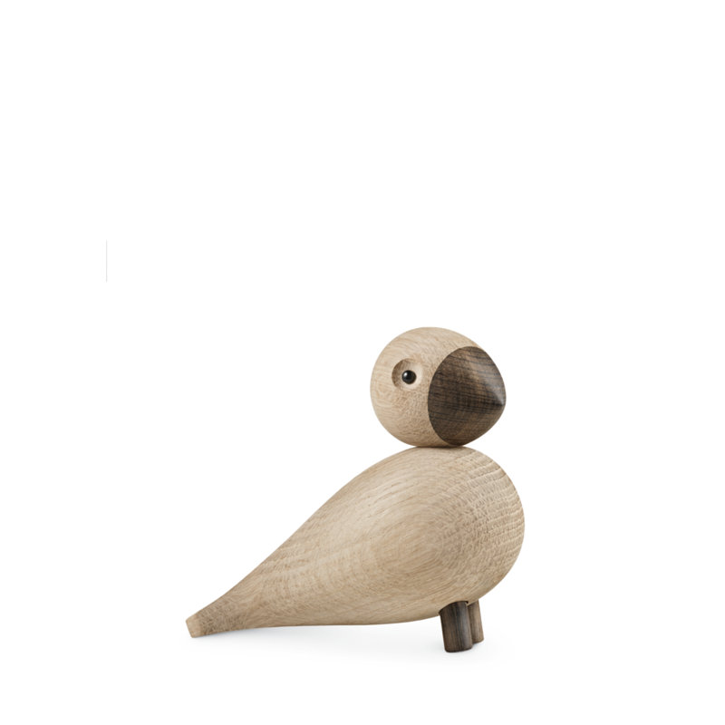 Songbird Ernst Figurine, 6.1" H x 6.3" W x 3.1" D, Oak/Smoked Oak, 1