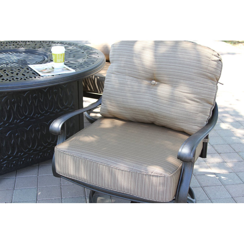 Allene 4 - Person Patio Conversation Set with Cushions