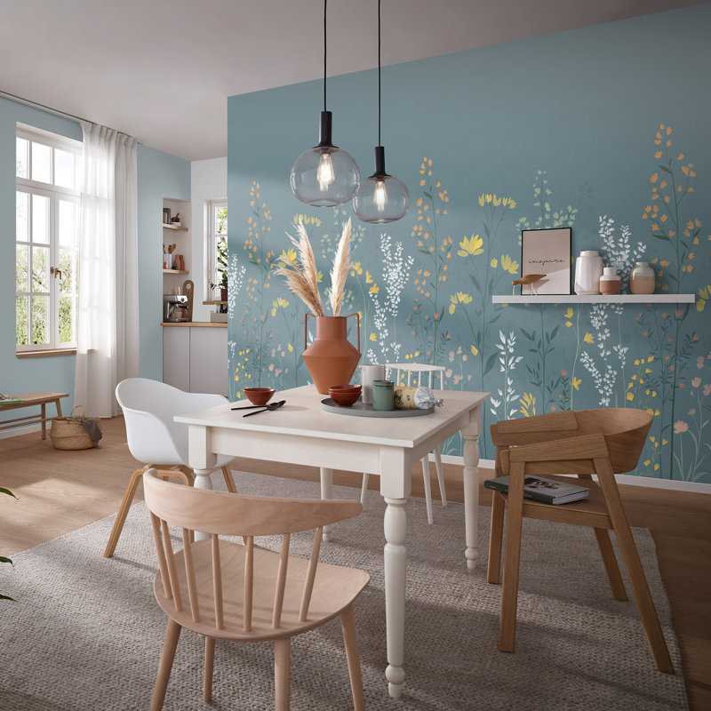 Murale Meadow Rise, Grey