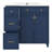 36" Bathroom Vanity With Ceramic Sink, Standard And Double-Layer Drawers, Soft Close Doors, Adjustable Shelves-1671428163