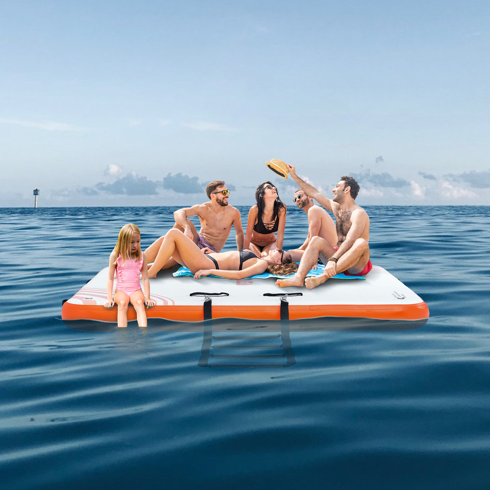 Quai Flottant Gonflable Multi-place : La Plateforme Aquatique Qui Déchire !