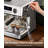 Dual Boiler Espresso Machine with Grinder, 20 Bar Espresso Maker with Milk Steamer & Hot Water, Dual LED Display, Pressure Gauge, Burr Grinder, coffee Machine for Home&Office, Stainless Steel