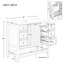 Meuble-lavabo 36 po avec lavabo