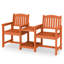 Chaise Adirondack d'extérieur en PEHD avec table double épaisseur-1959928280
