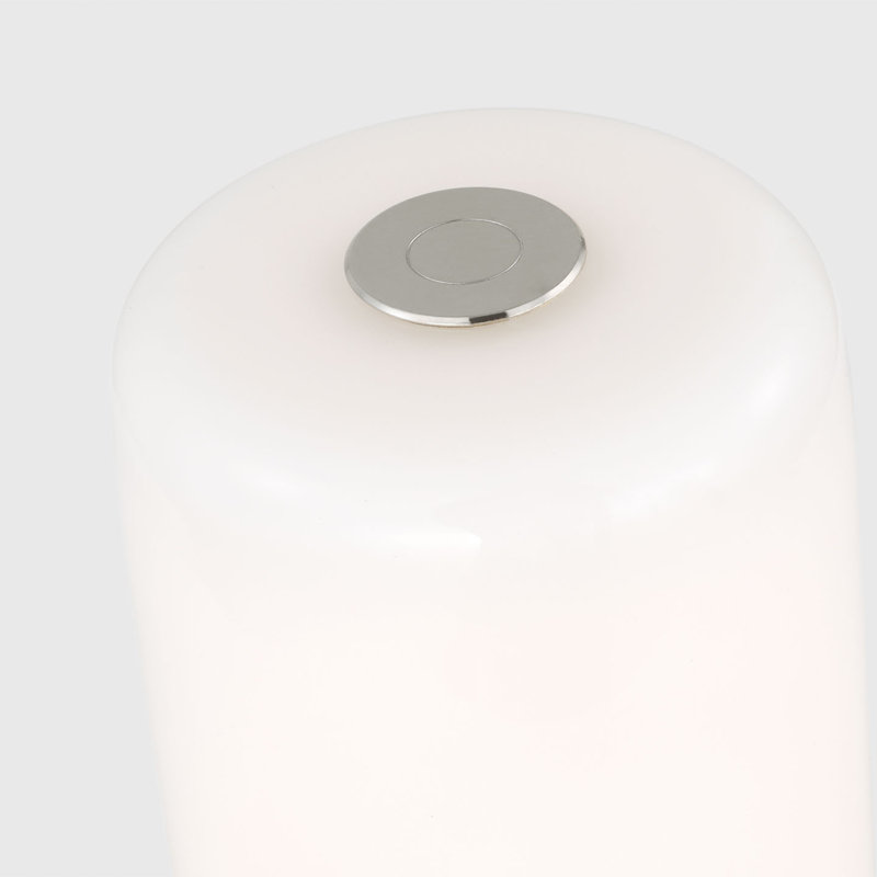 5.5" 250 Lumen R41 Module in Nickel with White Glass, 4" H x 2" W x 2" D