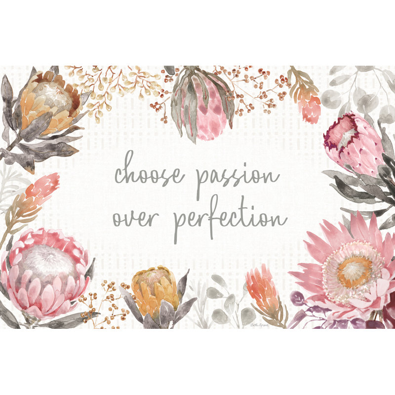 Petal Passion I Soft Boho by Beth Grove - Wrapped Canvas Print, 30cm H x 46cm W