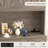 Hempel 70.9"H Kitchen Pantry With Charge Station, 55.1"W Farmhouse Style Pantry Cabinet with Microwave Shelf & Adjustable Shelves-188759883