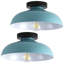 1-Light Industrial Semi Flush Mount Ceiling Light-495739654