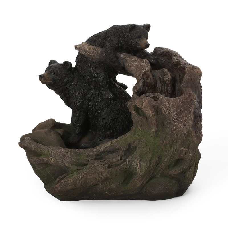 Outdoor Weather Resistant Floor Fountain with Light