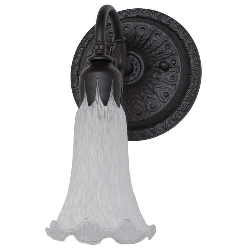 Jacona Steel Armed Sconce, White