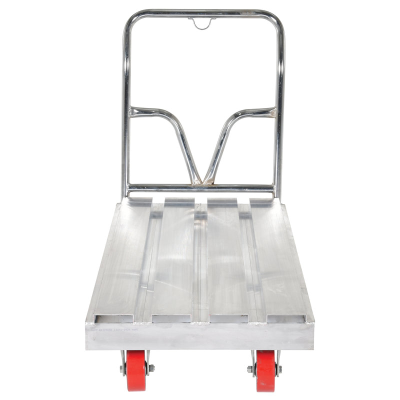 Chariot à plateforme en aluminium d'une capacité de 3 600 lb, 37.5" H x 24" W x 52.63" D