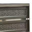 Commode large 6 tiroirs Levi, bois massif gris foncé, rangement pour chambre