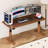 Nut-brown Rectangular Solid Wood desks-289554377