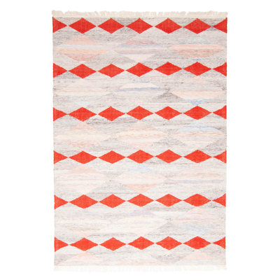 Kilim gris Ankara 5 pi 4 po x 7 pi 9 po