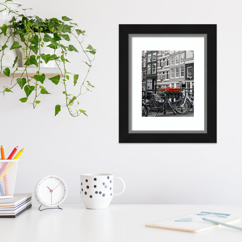 Cadre pour photo simple Roseville, 8 po x 10 po, Noir