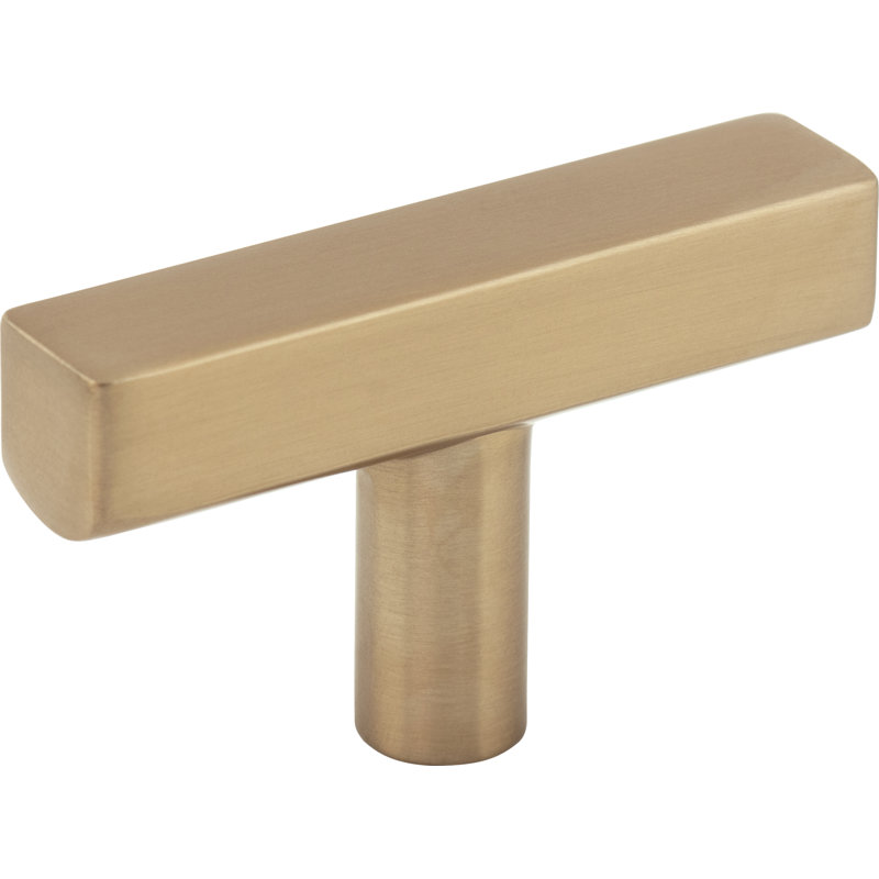 Dominique Bar Knob, Satin Bronze, 2 1/4"