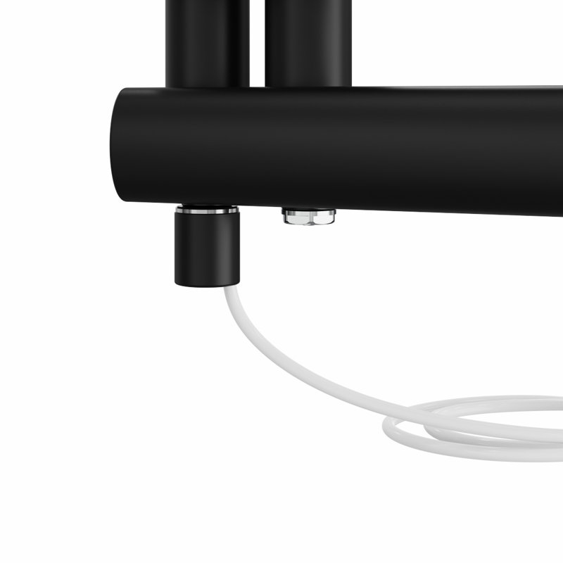 Naoma Designer Towel Rail Heated Towel Rails, Black