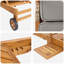 195cm Long Teak Sun Lounger-428457919