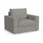 Fauteuil modulaire en polyester à accoudoirs larges de 49 po Flex-100682589-124389742
