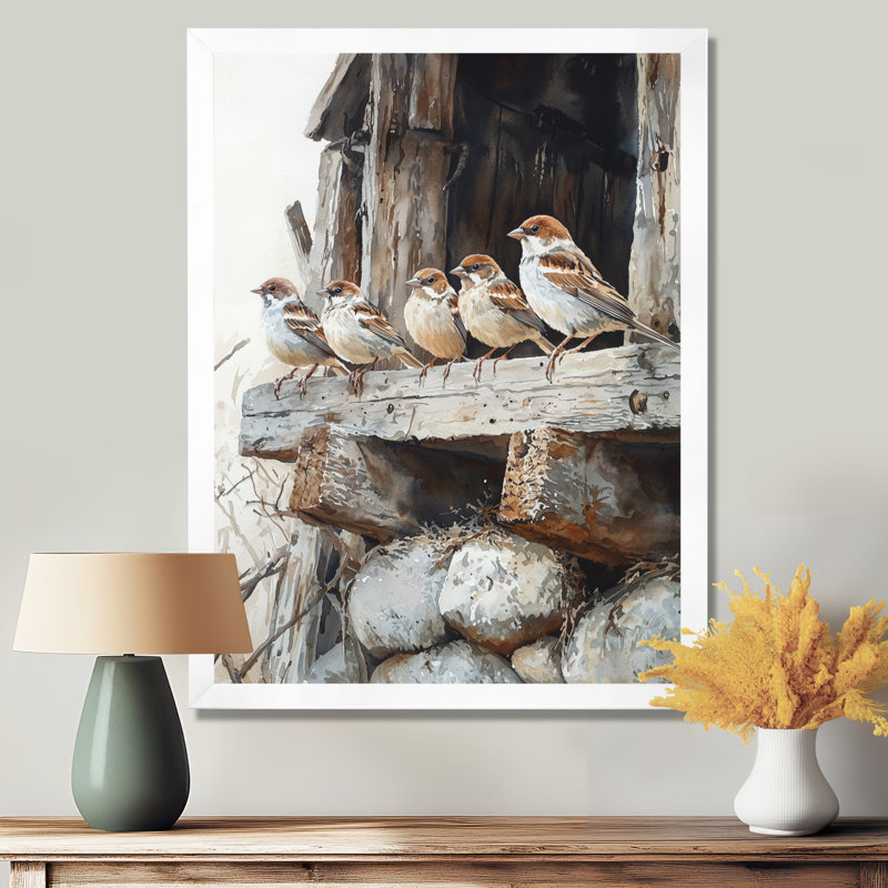 Geaux - Animals Wall Art Prints, H 20 po x l 12 po, Reproduction encadrée d'une seule photo, Blanc