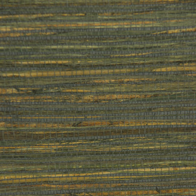 Hagedorn Natural Grasscloth 18' L X 36" W Slate Grey Natural Beige Wallpaper Roll
