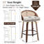 Ensemble de 3 tabourets de bar et de comptoir pivotants modernes Templecorran-1081964594-1081964552