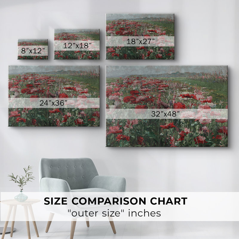 Motif floral rétro CXIX, 12 x 18