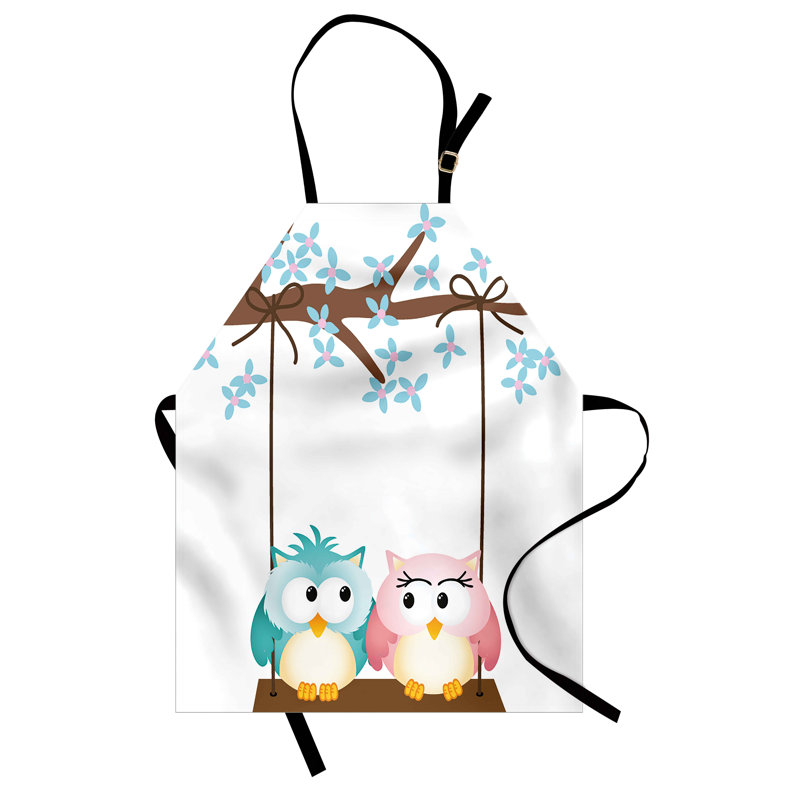 No Pattern Bib Apron
