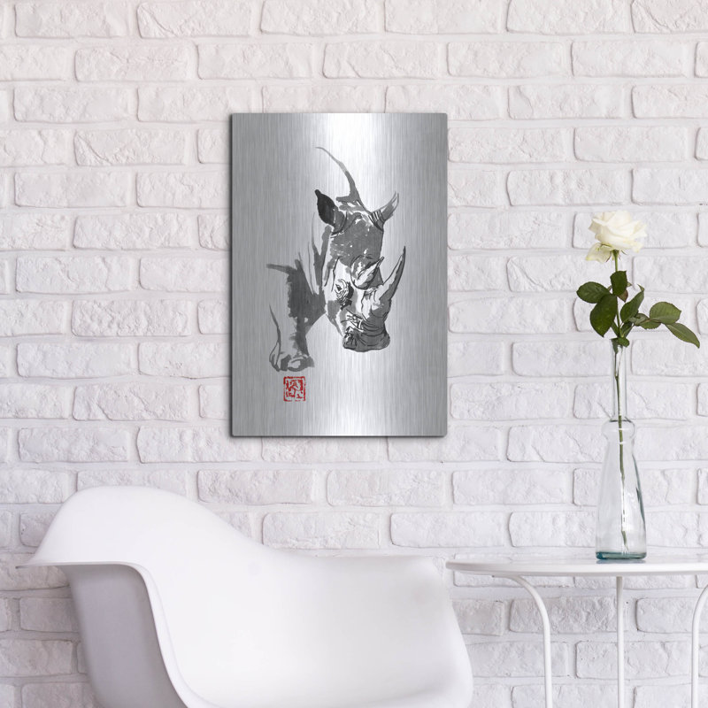 " Rhino " by Pechane, 24" H x 16" W