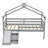 Kids Twin Loft Bed With Fun Slide & Safety Guardrails-851917165