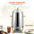 3.43 Gal Stainless Steel Beverage Dispenser, Hot Coffee & Tea Urn with Fuel Warmer Tray-1764423591